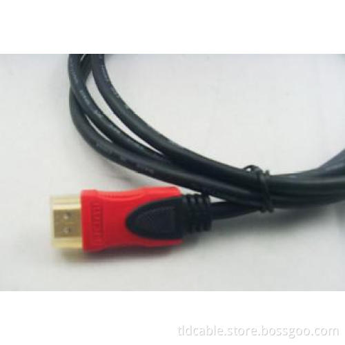 Mini HDMI to HDMI Cable Dual Color Red and Black